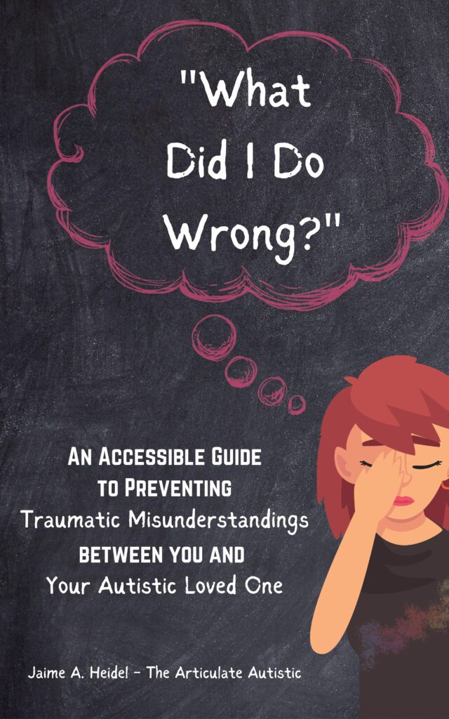 Book cover for "What Did I Do Wrong?" featuring a graphic of a young woman with red hair "facepalming". 